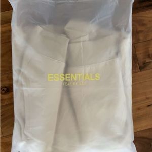 Beige Essentials Hoodie Size S